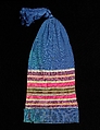 Stocking cap, Cotton, silk, American