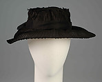 Hat, House of Lanvin (French, founded 1889), Cotton, wire, French