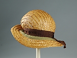 Cloche, Straw, silk, American