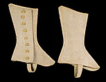 Gaiters, A. Bertin French, Linen, French