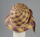 Cloche, L.P. Hollander & Co. (American), Straw, silk, American