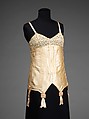 Corselet, Au Grand Chic, silk, elastic, bone, French