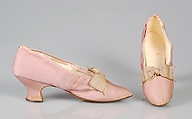 Evening slippers, J. Ferry  French, Silk, French