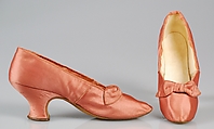 Evening slippers, J. Ferry  French, Silk, French