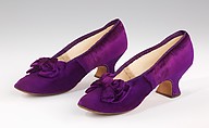 Evening slippers, J. Ferry  French, silk, French