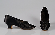 Evening shoes, J. Ferry  French, Silk, French