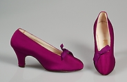 Evening pumps, B. Altman & Co.  American, Silk, American
