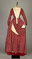 Dress, Catherine Donovan (American (born Ireland), 1826 (?)–1906), Cotton, American