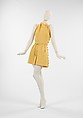 Playsuit, Claire McCardell (American, 1905–1958), linen, wood, American