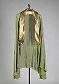Evening coat, Attributed to Valentina (American, born Kyiv 1899–1989), Silk, metallic, American