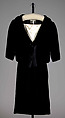 Dinner suit, House of Givenchy  French, silk, French