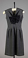 Dress, Norman Norell (American, Noblesville, Indiana 1900–1972 New York), Wool, silk, American