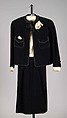 Suit, House of Chanel  French, Wool, silk, French