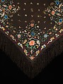 Shawl, silk, Chinese