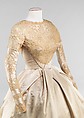 Wedding dress, Kathryn Kuhn (American), silk, pearl, synthetic, American