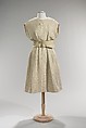 Dress, House of Dior (French, founded 1946), cotton, silk, leather, French
