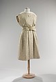 Dress, House of Dior (French, founded 1946), cotton, silk, leather, French