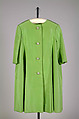 Evening coat, House of Givenchy (French, founded 1952), Silk, French