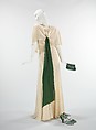 Evening ensemble, (a, b) Valentina (American, born Kyiv 1899–1989), silk, leather, American