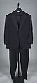 Tuxedo, Thomas Worth, Wool, silk, American