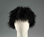 Cocktail hat, House of Dior French, Synthetic, feathers, French