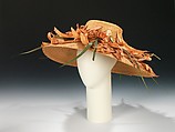 Hat, House of Dior French, straw, plant fibers, French