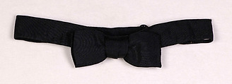 Evening bow tie, Edward L. Tripler, Silk, American