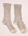Wedding socks, Silk, American