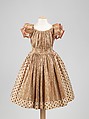 Dress, cotton, American