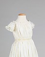 Dress, cotton, silk, American