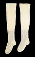 Stockings, Cotton, silk, British