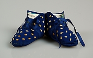 Bootees, Wool, silk, American