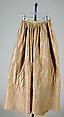 Petticoat, Silk, cotton, American