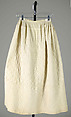 Petticoat, Cotton, American