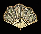 Fan, Tiffany & Co. (1837–present), ivory, silk, mother-of-pearl, metal, French