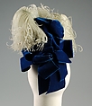 Evening hat, Walter Florell, Synthetic, feathers, American
