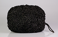 Muff, Fur, silk, American