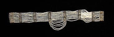 Necklace, Jet, crystal, probably French