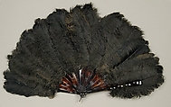 Fan, Tortoiseshell, feathers, American