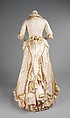 Evening dress, silk, linen, American