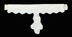 Collar, Linen, cotton, American
