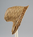 Bonnet, Straw, horsehair, American