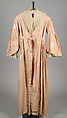 Dressing Gown, Wool, silk, cotton, American