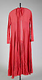 Evening coat, House of Vionnet (French, active 1912–14; 1918–39), Silk, French