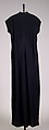 Dinner dress, Schiaparelli (French, founded 1927), Silk, French