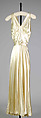 Evening dress, Synthetic, probably American