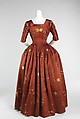 Robe à l'anglaise, silk, British