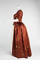 Robe à l'anglaise, silk, British