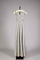 Evening dress, Attributed to Fira Benenson (American, born Baku, Russia 1898–1977 New York), Silk, American