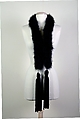 Boa, Feathers, silk, American